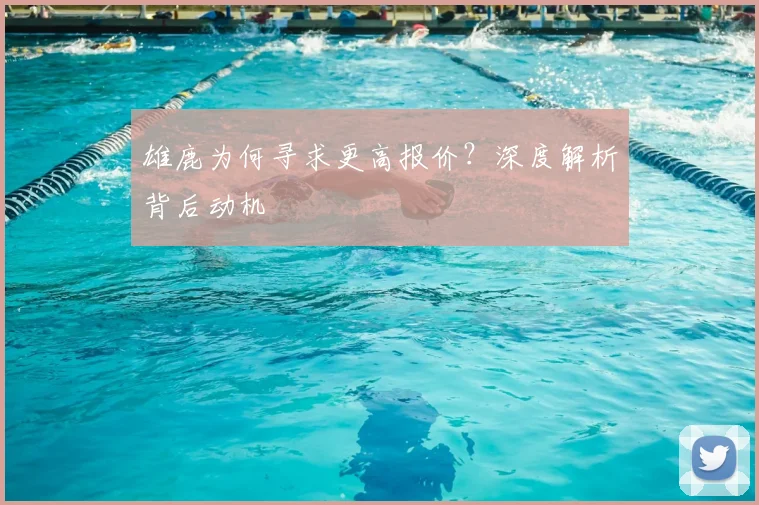 雄鹿为何寻求更高报价？深度解析背后动机